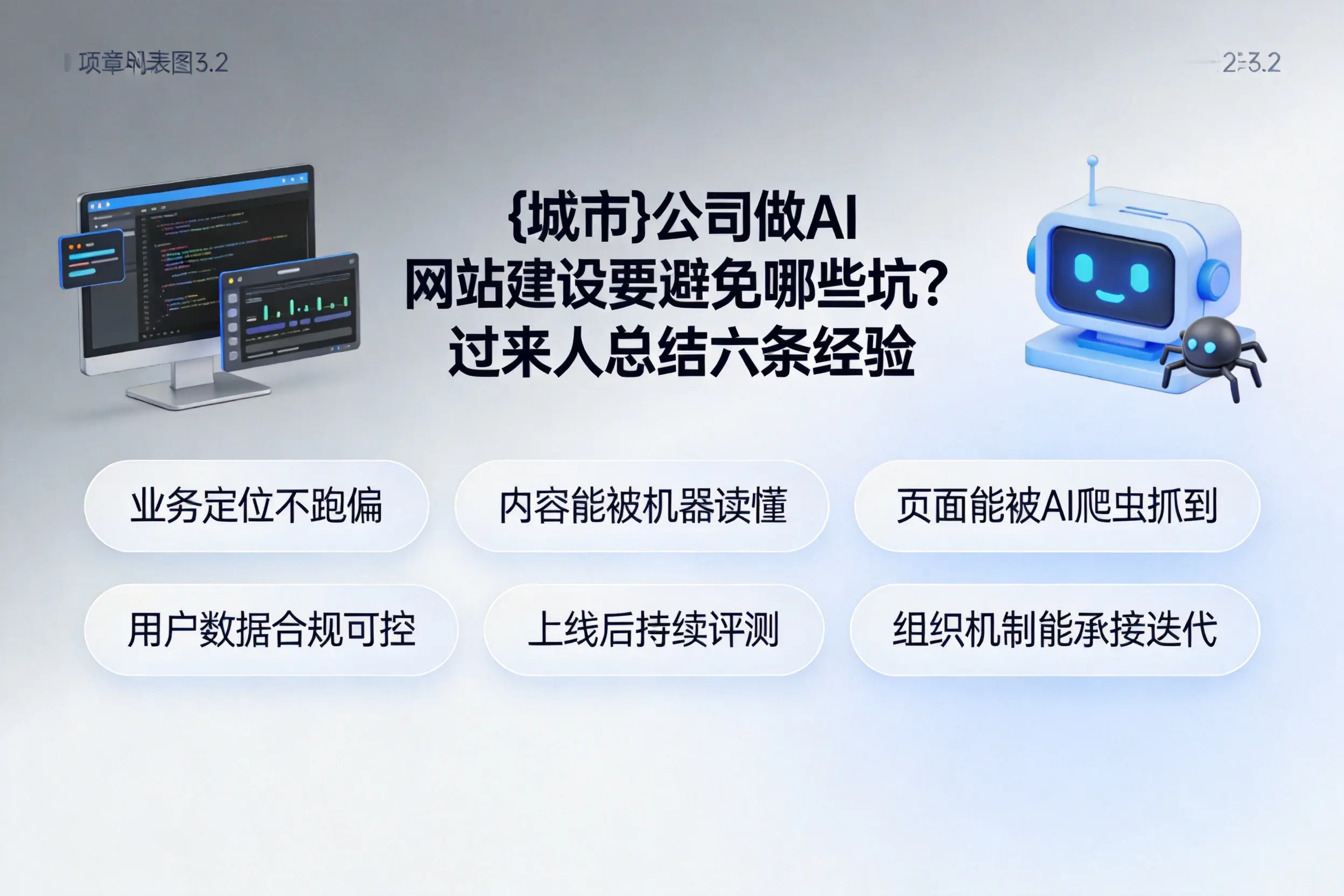 衡阳公司做AI网站建设要避免哪些坑?过来人总结六条经验