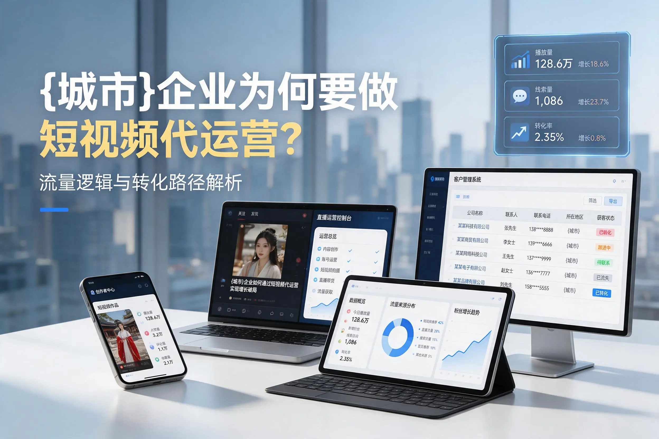 衡阳企业为何要做短视频代运营？流量逻辑与转化路径解析