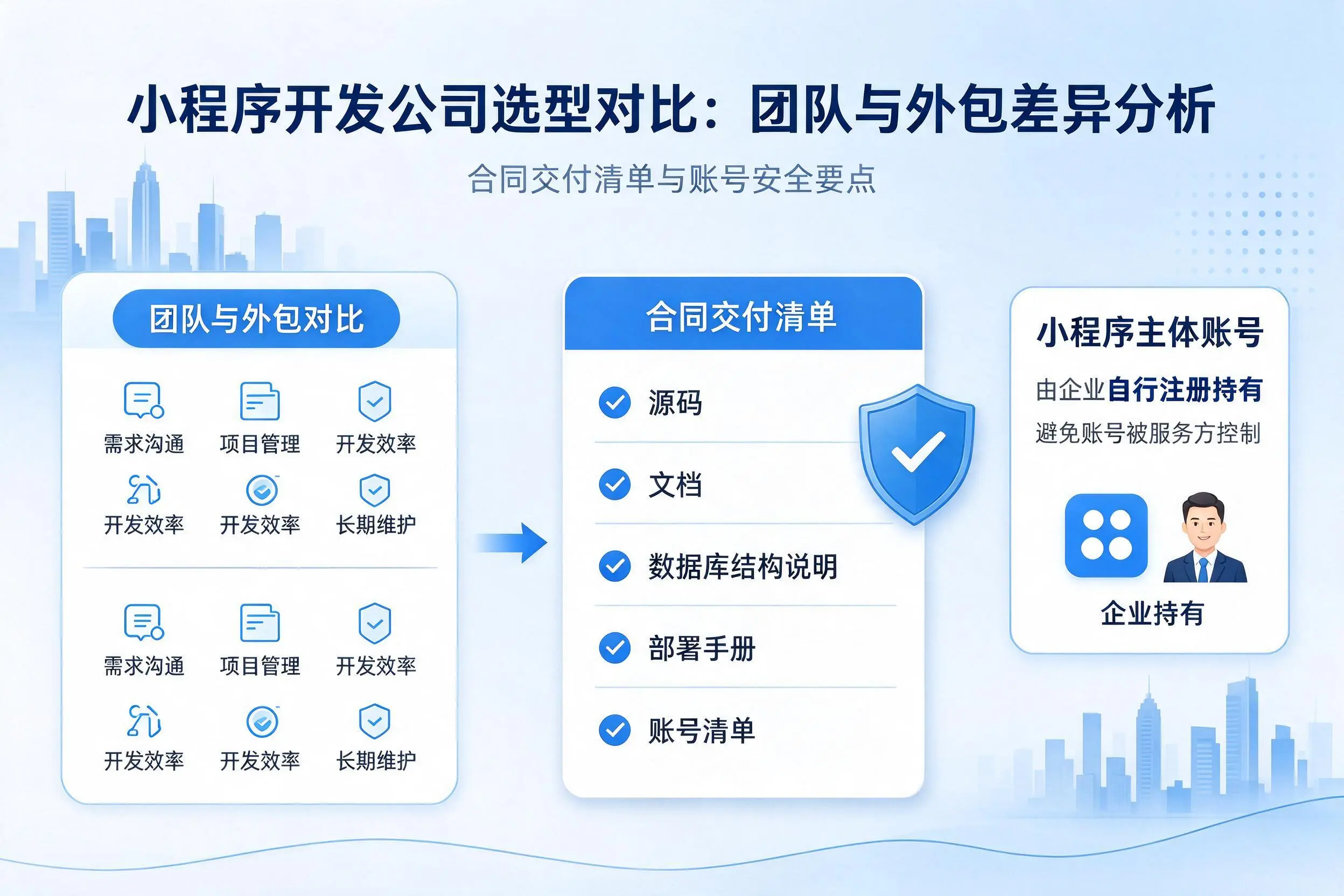 衡阳小程序开发公司选型对比：团队与外包差异分析