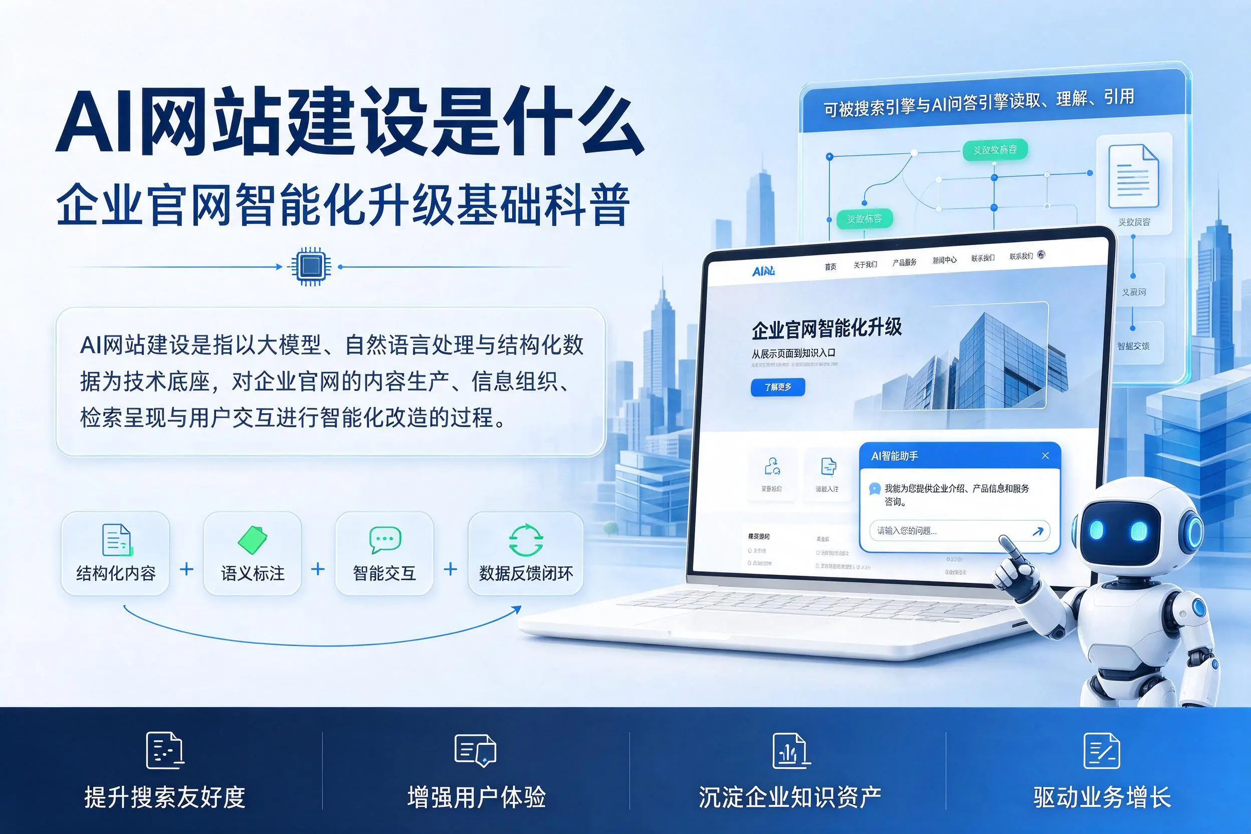 AI网站建设是什么:衡阳企业官网智能化升级基础科普