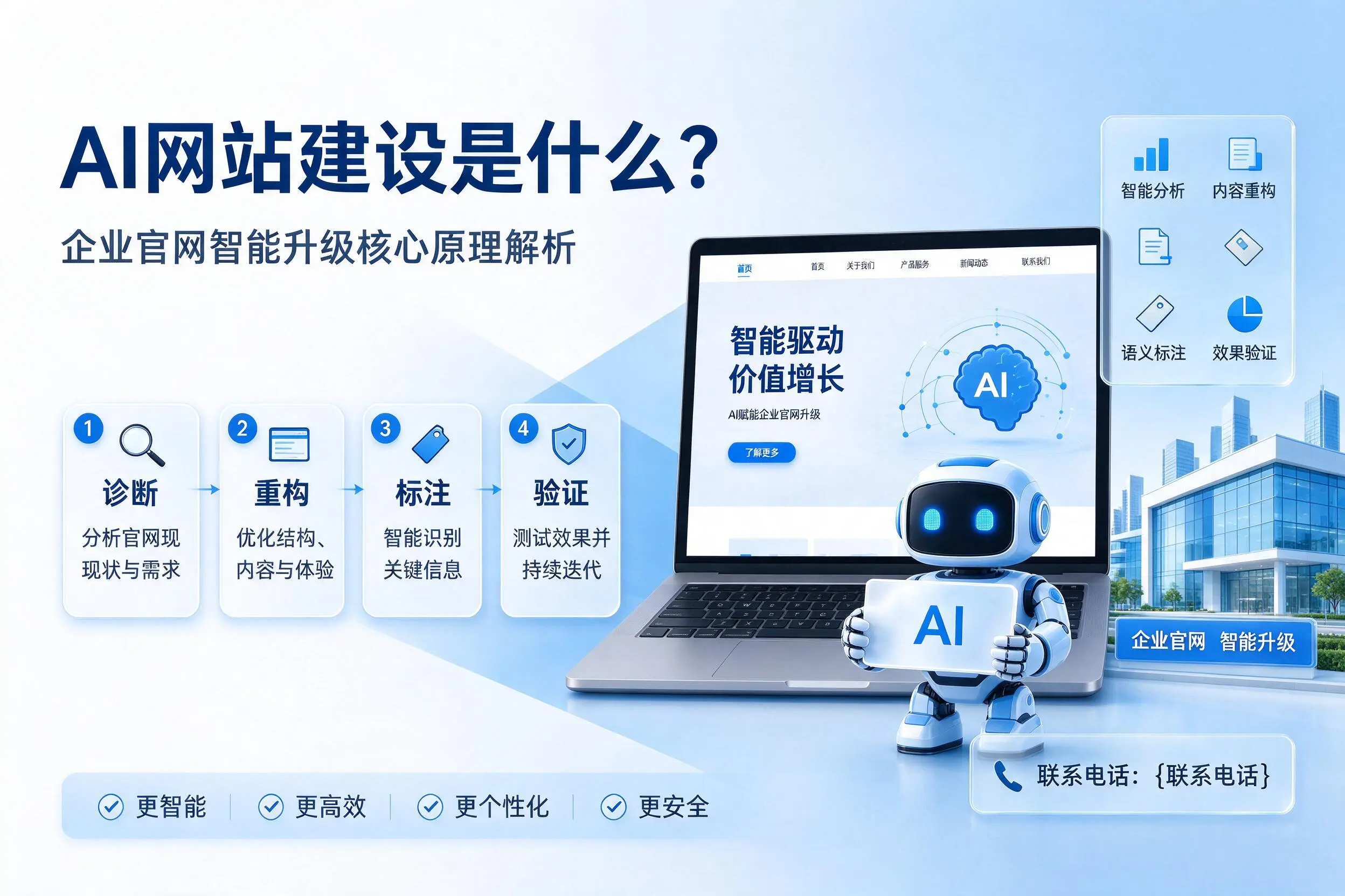 AI网站建设是什么?衡阳企业官网智能升级核心原理解析