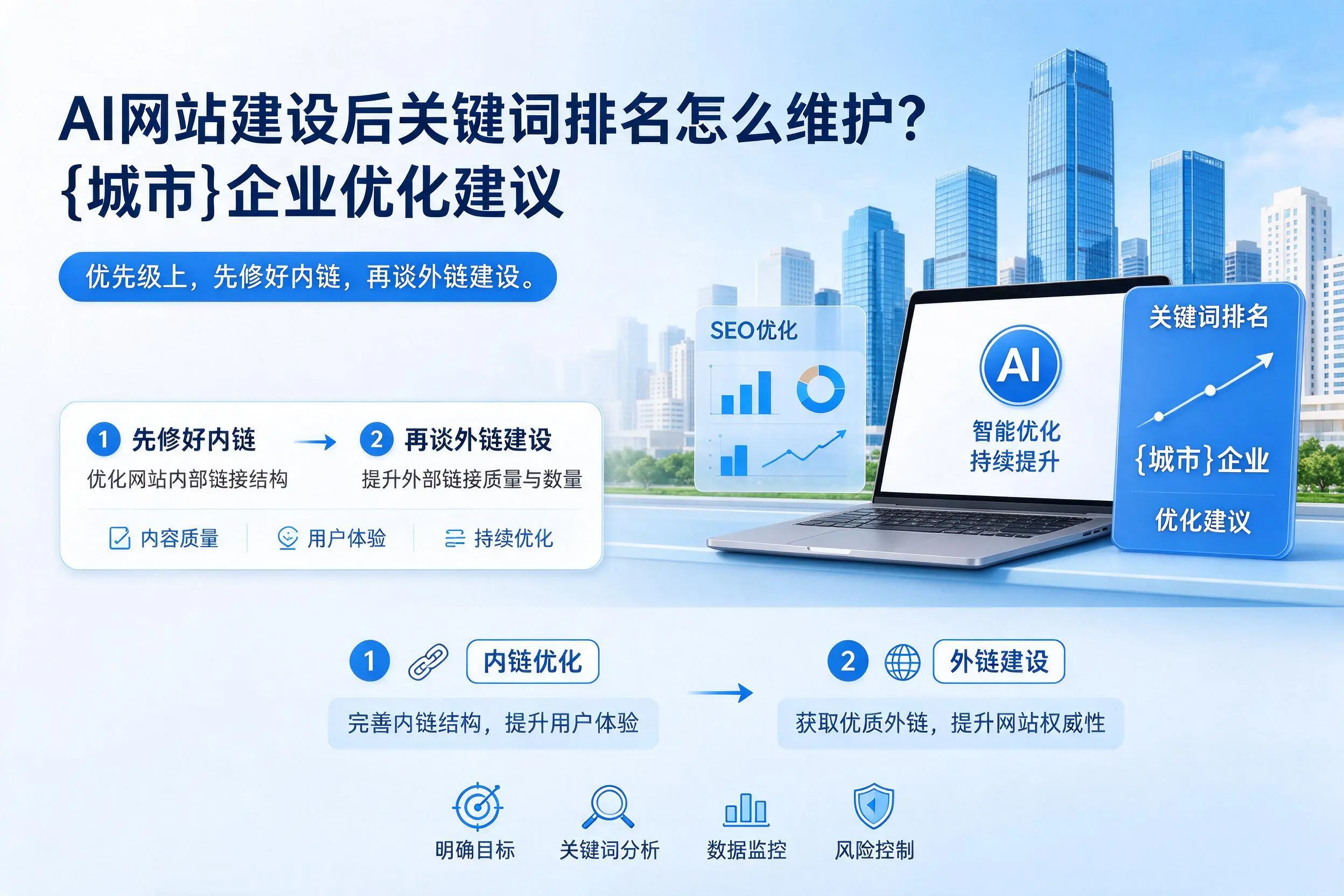 AI网站建设后关键词排名怎么维护?衡阳企业优化建议