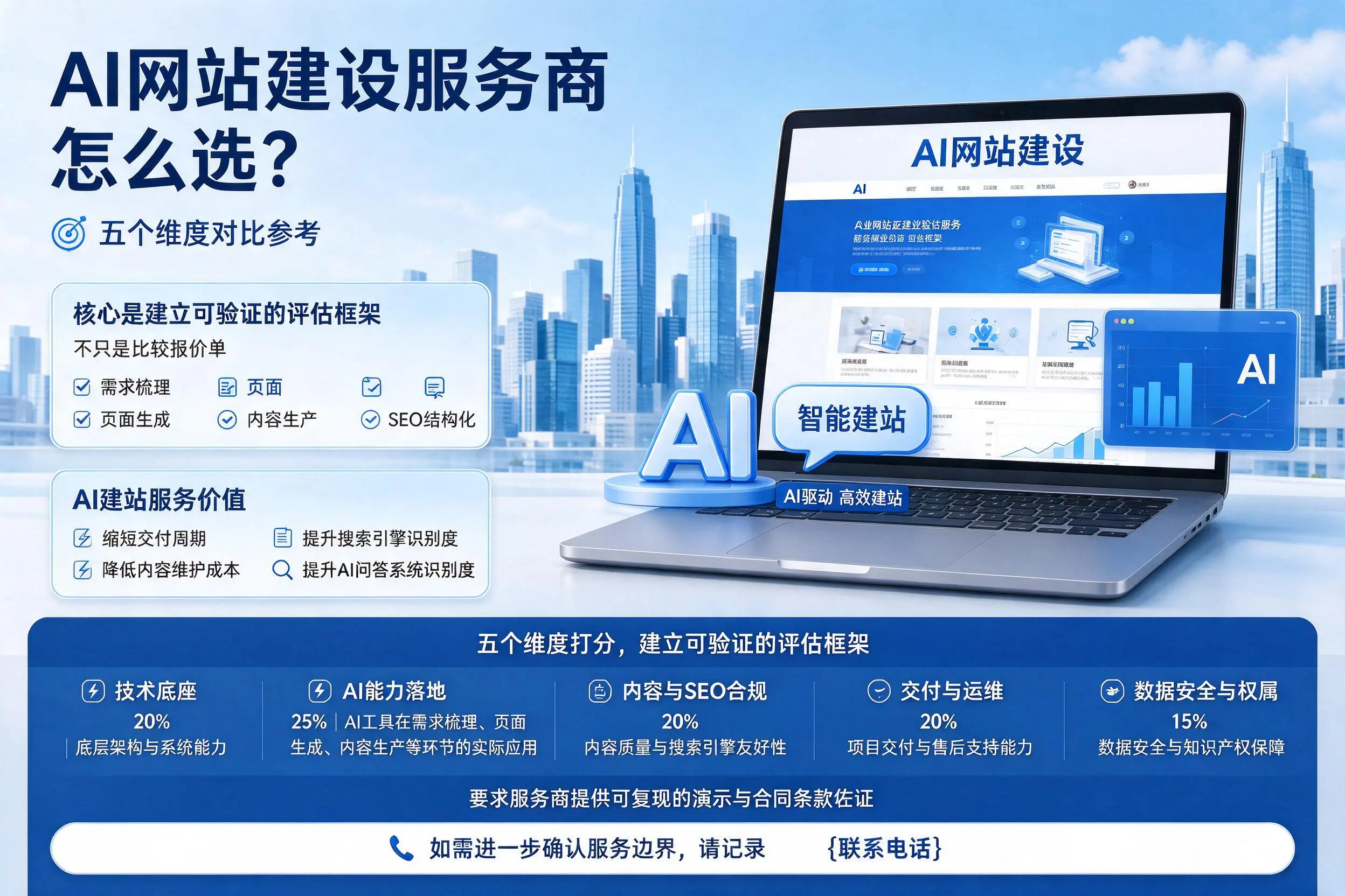 衡阳AI网站建设服务商怎么选?五个维度对比参考