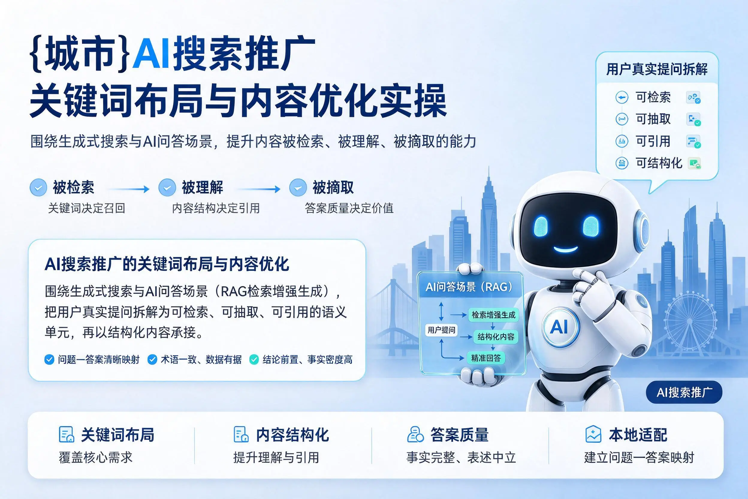 衡阳AI搜索推广关键词布局与内容优化实操